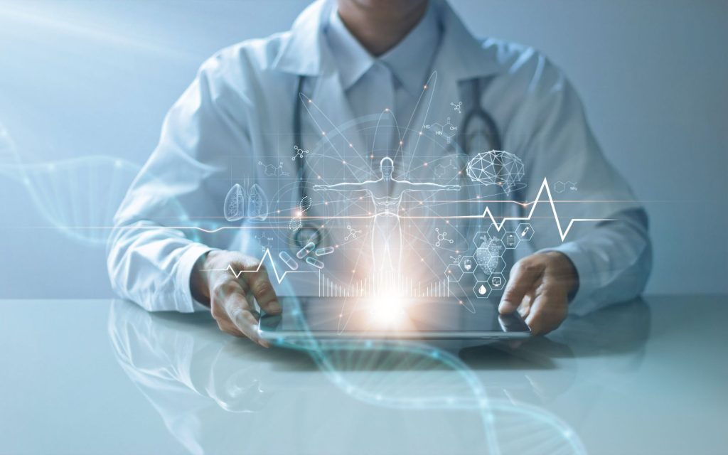 Medicine Doctor Holding Electronic Medical Medicine Doctor Holding Electronic Medical